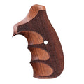 Compatible with S&W Walnut Revolver Wood Grips Silver