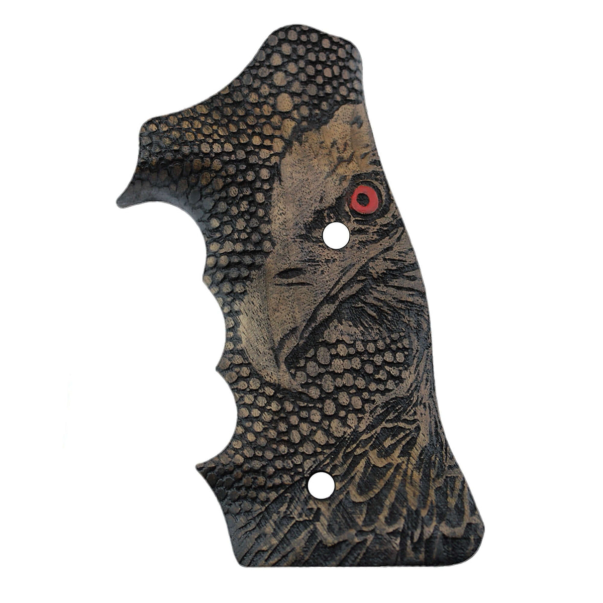 Compatible with S&W 44 Roundbutt Target Wood Grips