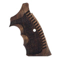 Compatible with S&W 357 KL Frame Roundbutt Wood Grips