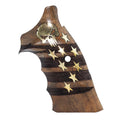 Compatible with S&W 357 KL Frame Roundbutt Wood Grips