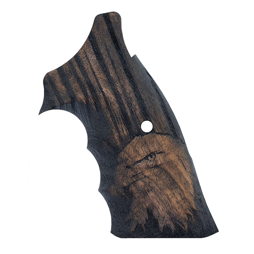 Compatible with S&W 357 KL Frame Squarebutt Wood Grips