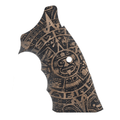Compatible with S&W 357 KL Frame Squarebutt Wood Grips