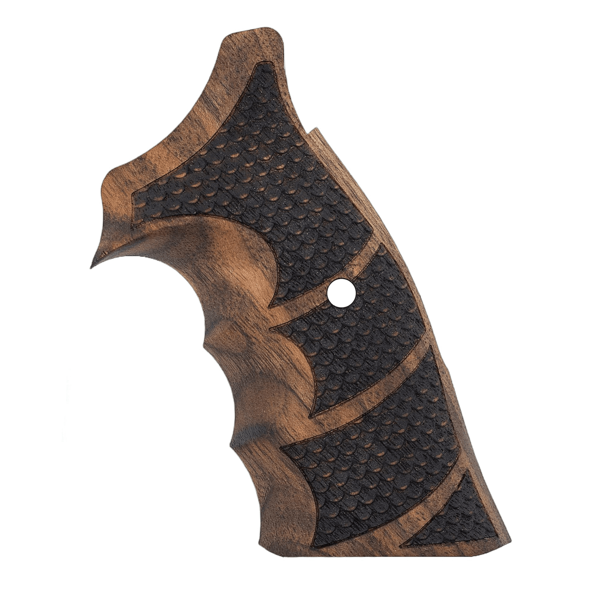Compatible with S&W 357 KL Frame Squarebutt Wood Grips