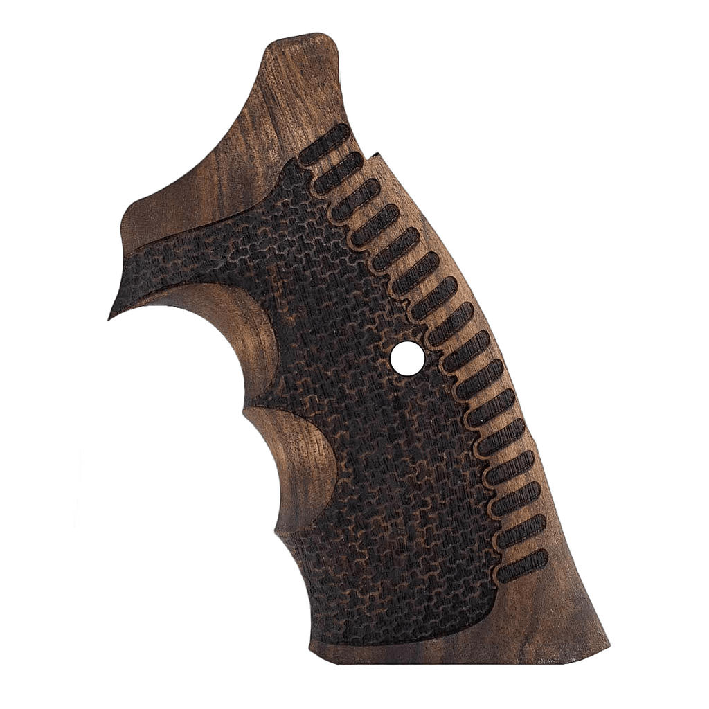 Compatible with S&W 357 KL Frame Squarebutt Wood Grips