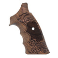 Compatible with S&W 357 KL Frame Squarebutt Wood Grips
