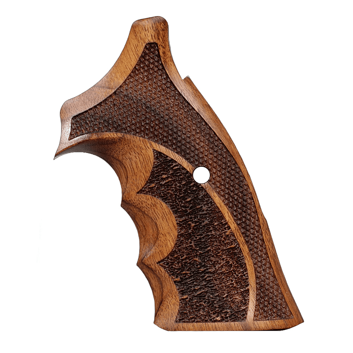 Compatible with S&W 357 KL Frame Squarebutt Wood Grips