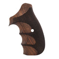 Compatible with S&W Walnut Revolver Wood Grips Silver
