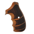 Compatible with S&W Walnut Revolver Wood Grips Silver