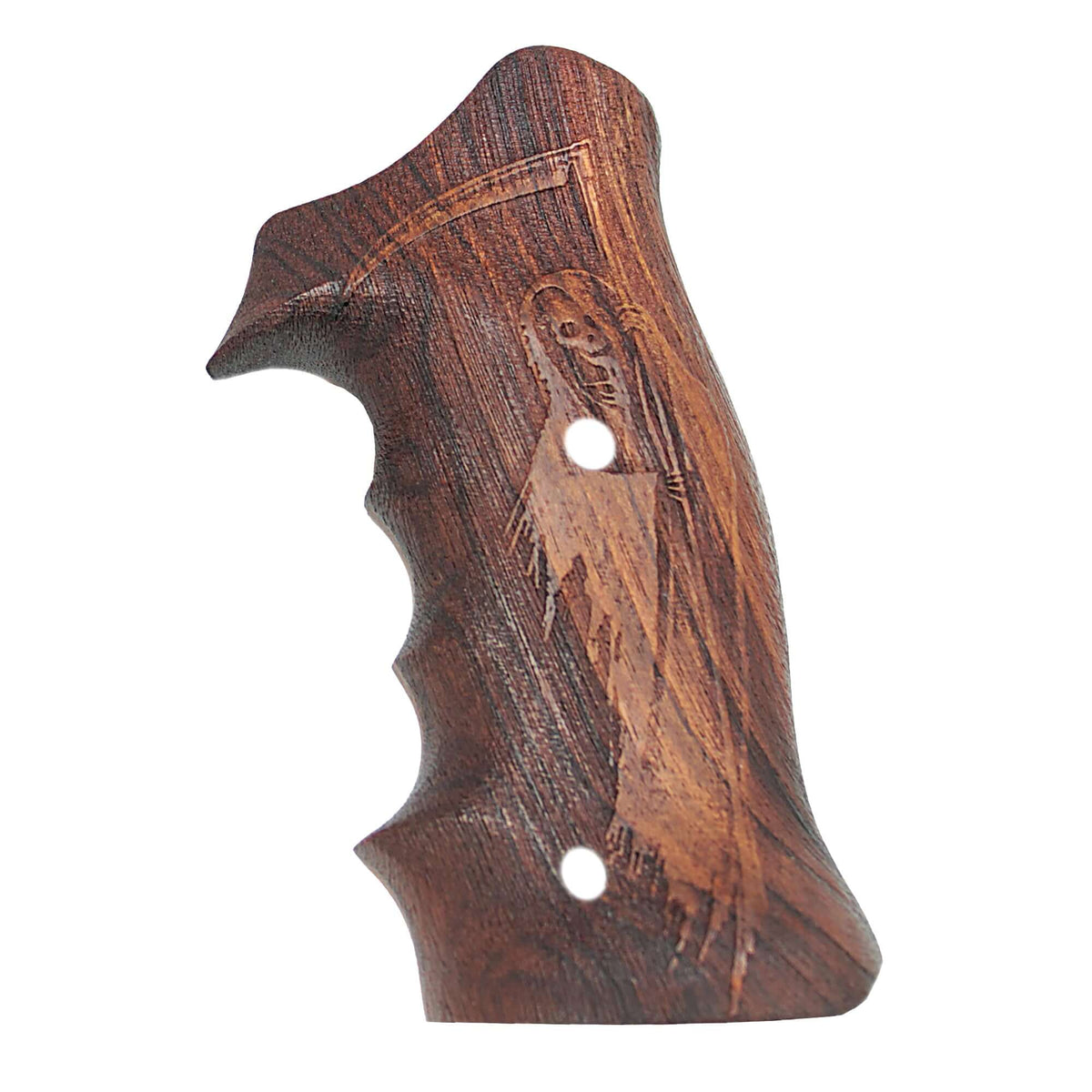 Compatible with S&W 44 Roundbutt Target Wood Grips