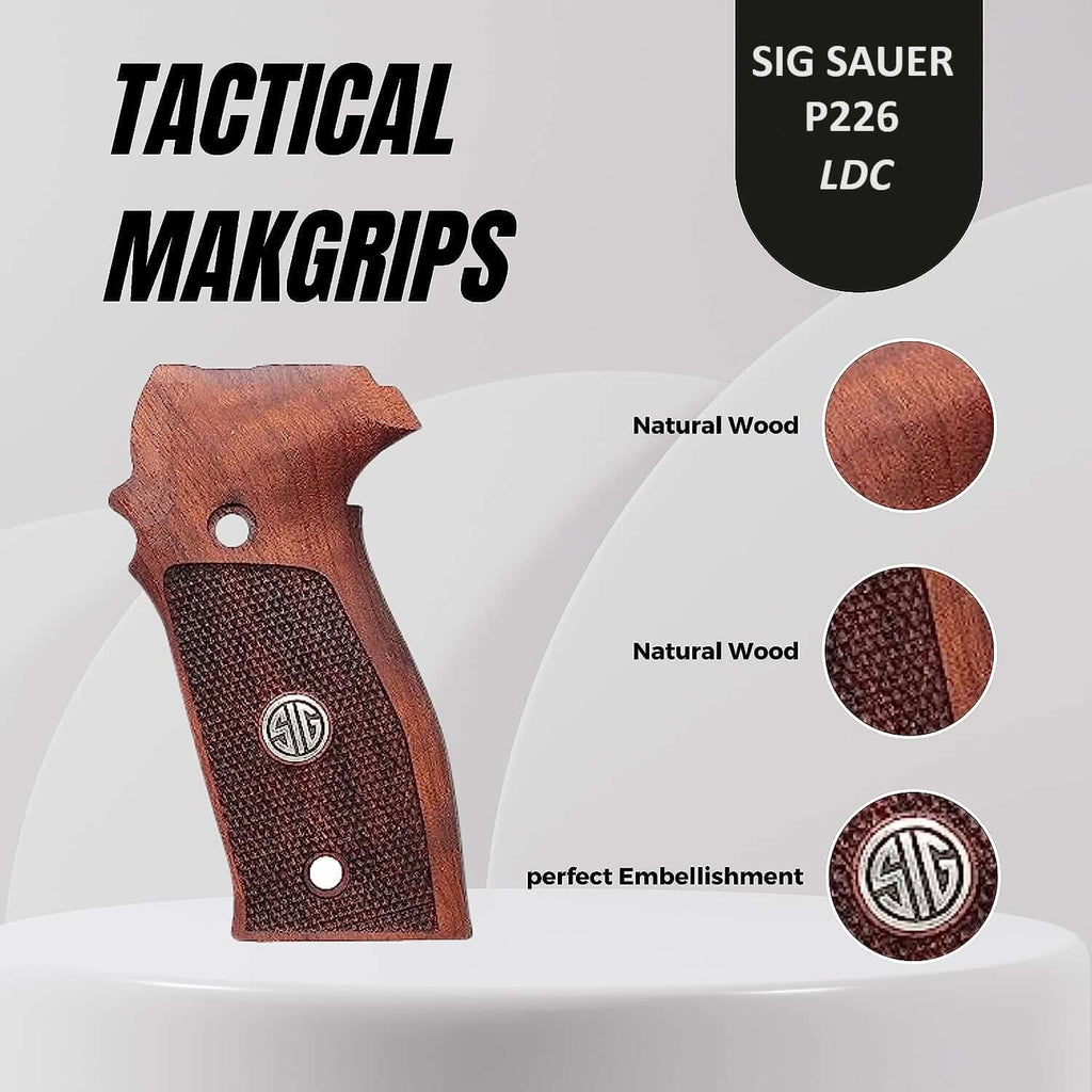 Compatible with Sig Sauer P226 LDC II and LDC 2 Acrilic Grips