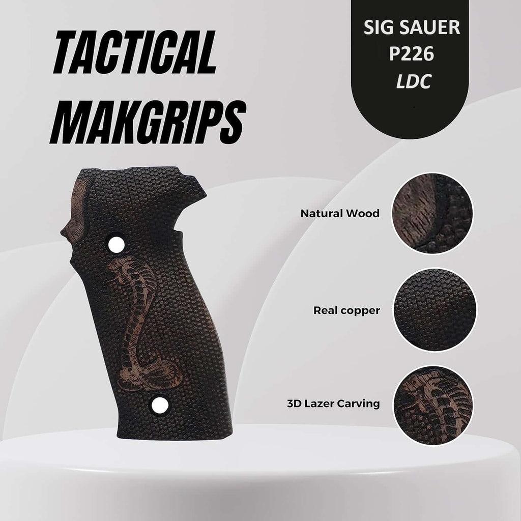 Compatible with Sig Sauer P226 LDC II and LDC 2 Acrilic Grips