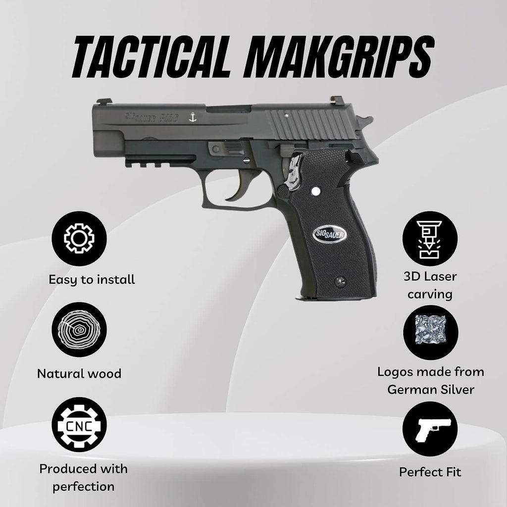 Compatible with Sig Sauer P226 LDC II and LDC 2 Acrilic Grips