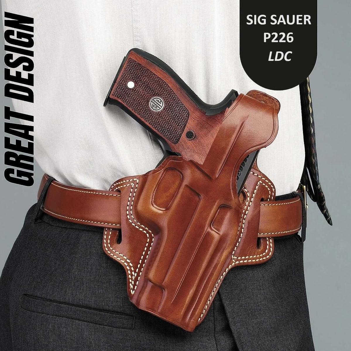 Compatible with Sig Sauer P226 LDC II and LDC 2 Acrilic Grips