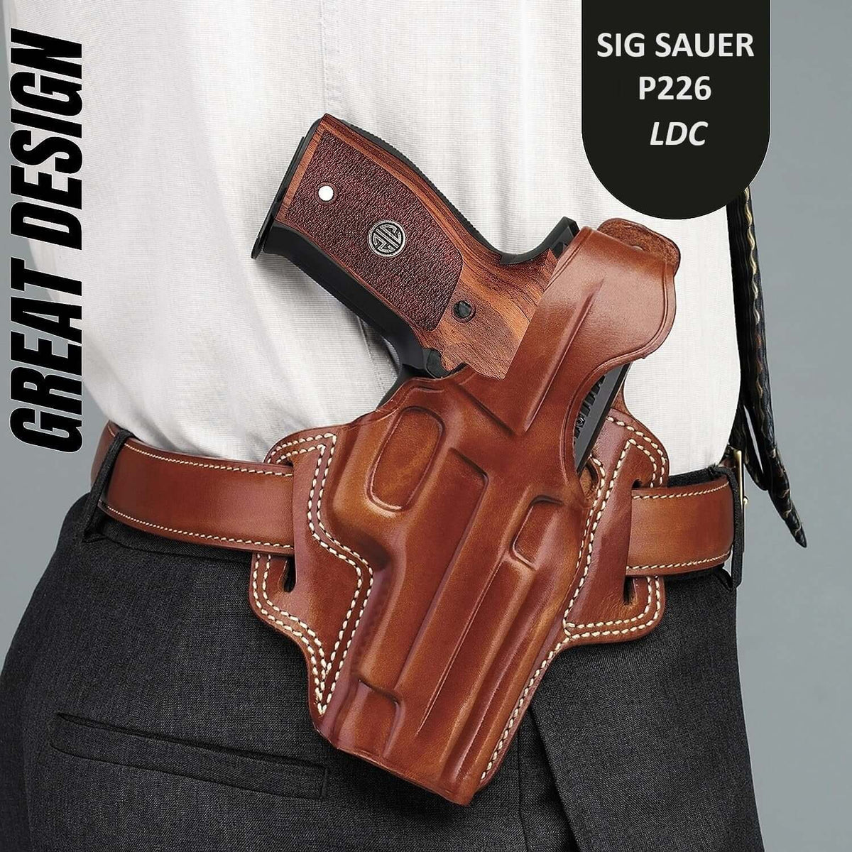 Compatible with Sig Sauer P226 LDC II and LDC 2 Acrilic Grips