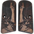 Compatible with Browning FN 1910 - 1955 Short Model Wood Gun Grips