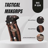 Compatible with Sig Sauer P226 /P226 SL/P226 SPORT II/P226 SPORTII SL/SL PPC/MK25 Grips