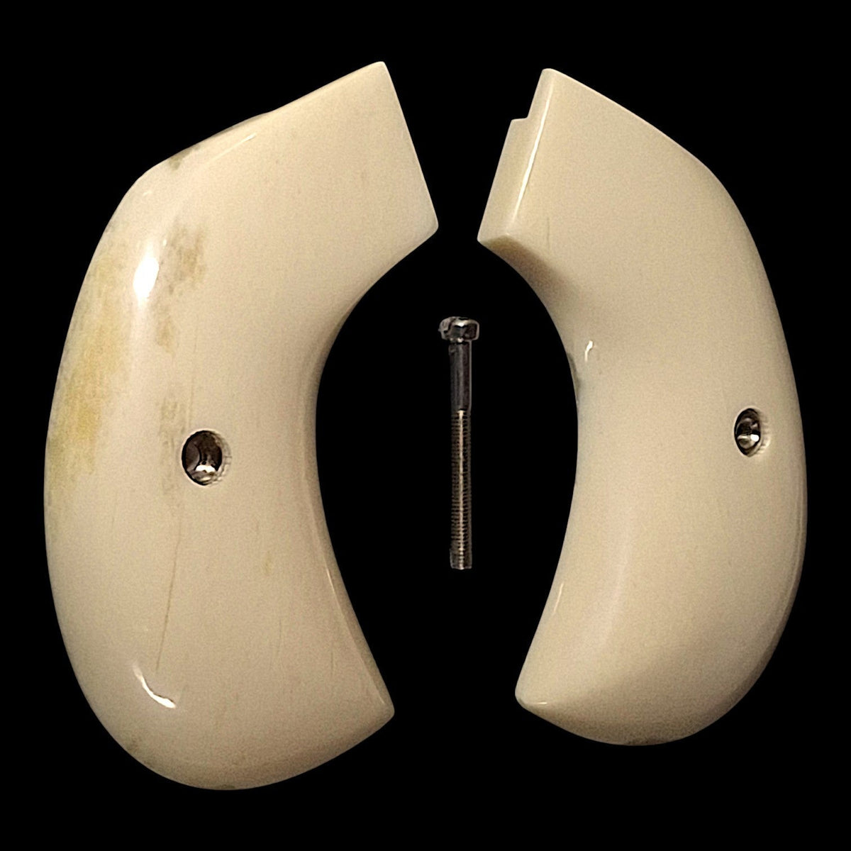 Genuine Giraffe Bone Ruger Vaquero Birdshead Grips