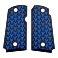 Blue & Black Dragon Scale Printed Kimber Micro 9 Grips