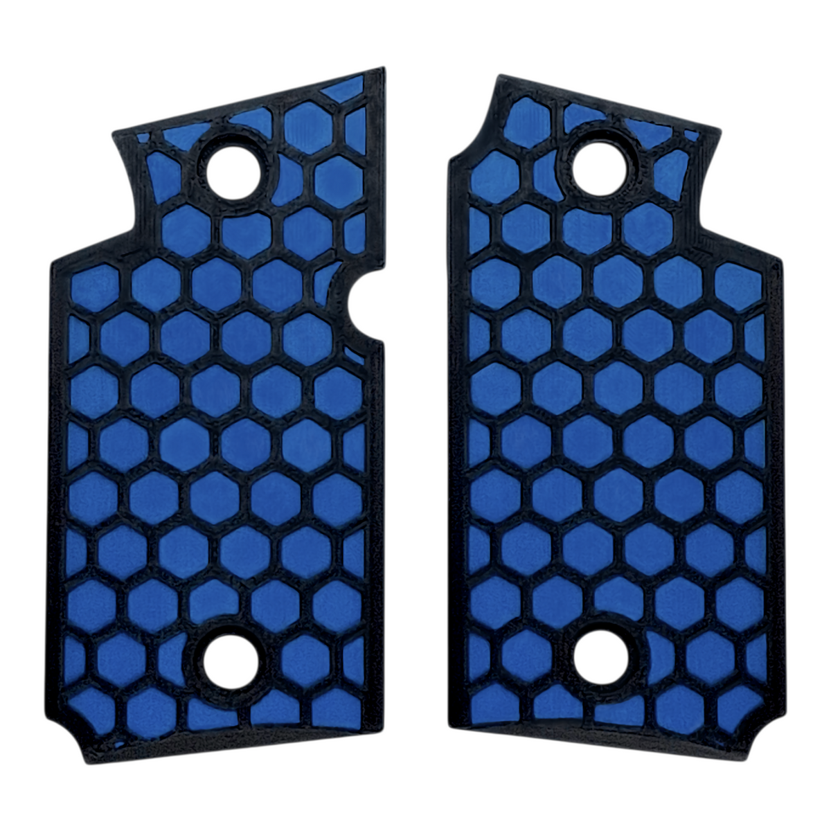 Blue & Black Honeycomb Printed Sig Sauer P938 Grips