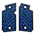 Blue & Black Reptile Printed Sig Sauer P938 Grips
