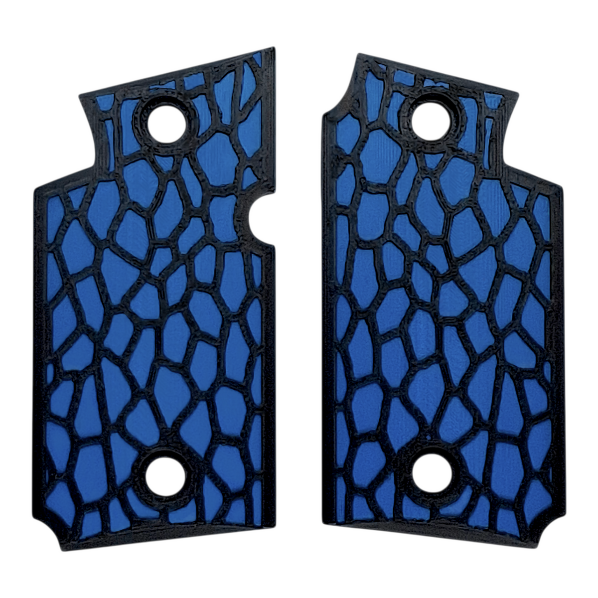 Blue & Black Reptile Printed Sig Sauer P938 Grips