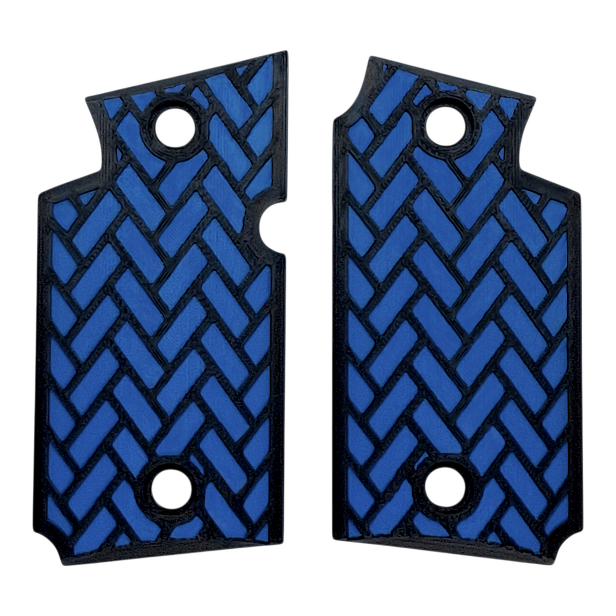 Blue & Black Weave Printed Sig Sauer P938 Grips
