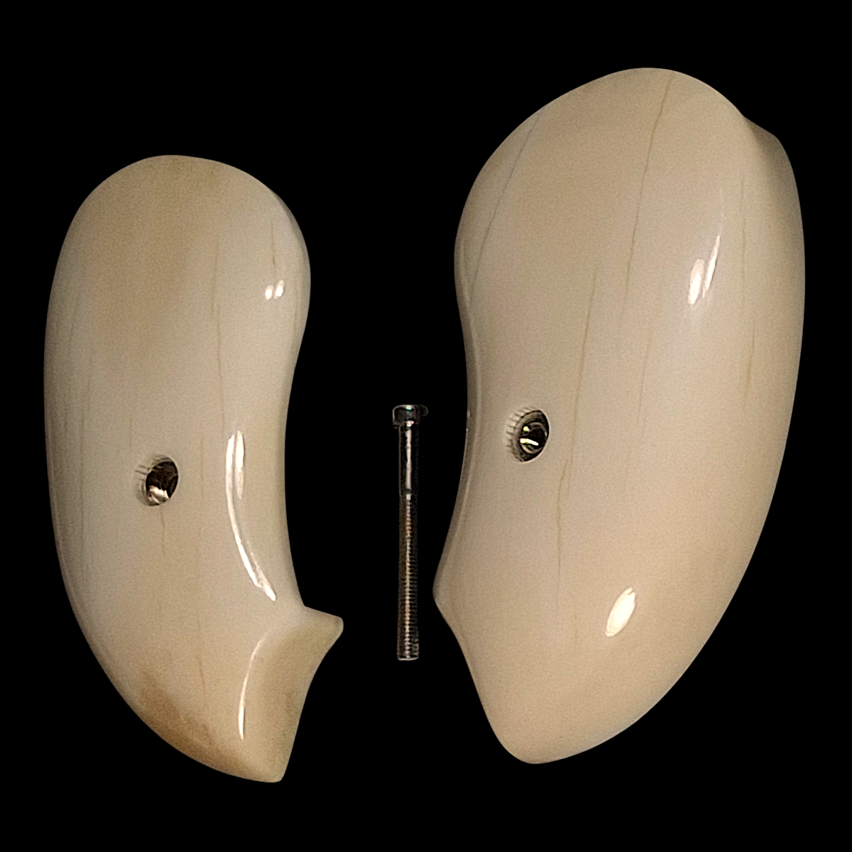 Genuine Giraffe Bone Extended Bond Arms Derringer Grips #2