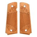 Cherry Shamrock Checkered 1911 Grips (Full Size)