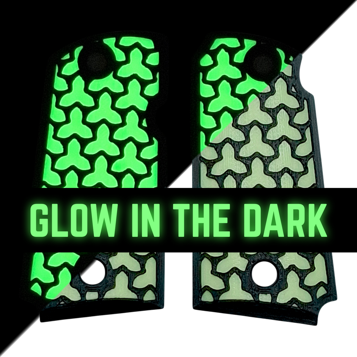 Glow in the Dark Fusion Printed Kimber Micro 9 Grips