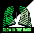 Glow in the Dark & Black Fusion Printed Heritage Rough Rider Grips