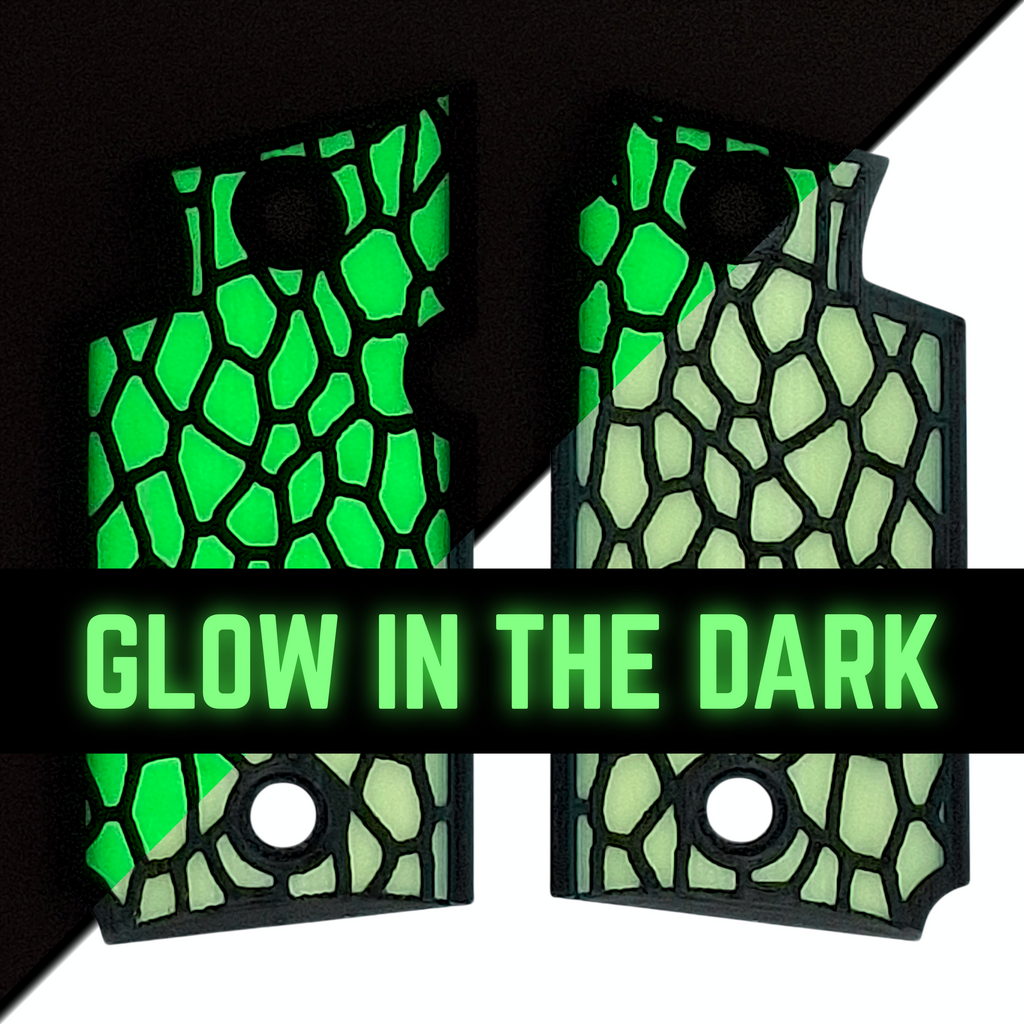 Glow in the Dark Reptile Printed Sig Sauer P938 Grips