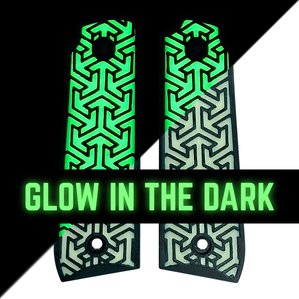 Glow in the Dark Tritessel Printed Ruger Mark IV 22/45 Grips