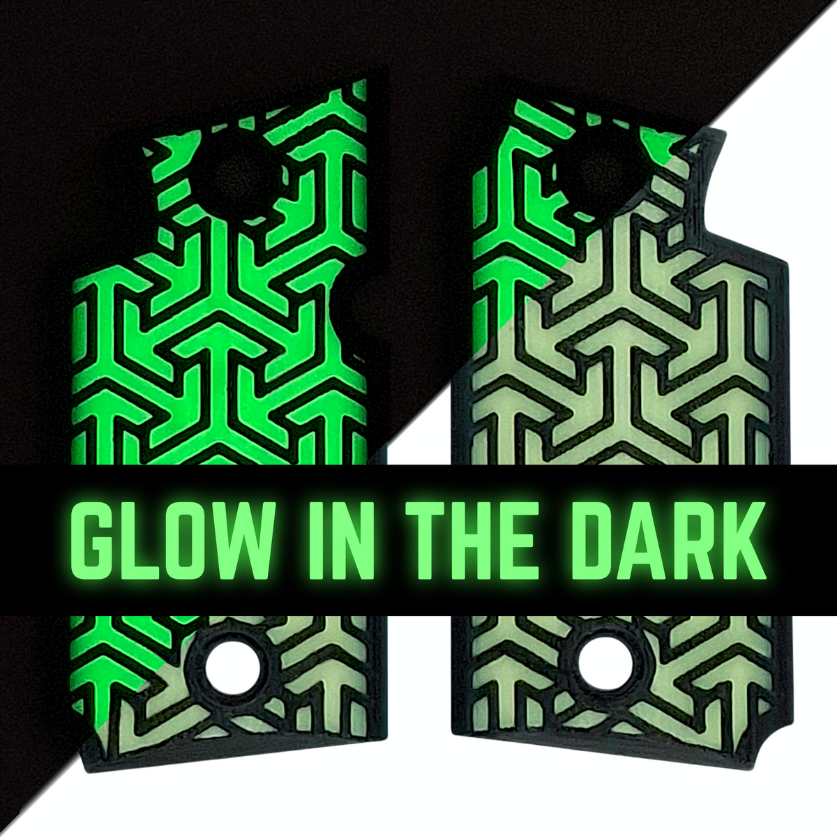 Glow in the Dark Tritessel Printed Sig Sauer P938 Grips