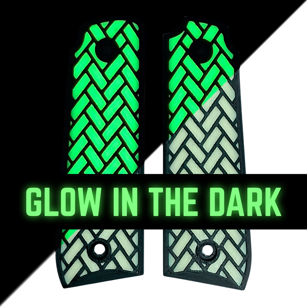 Glow in the Dark Weave Printed Ruger Mark IV 22/45 Grips