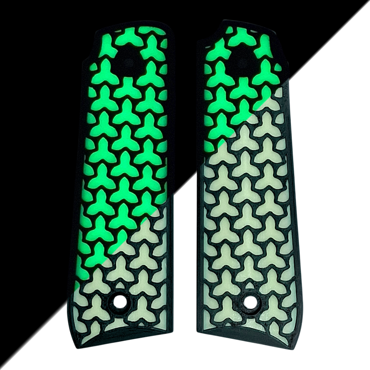 Glow in the Dark Fusion Printed Ruger Mark IV 22/45 Grips