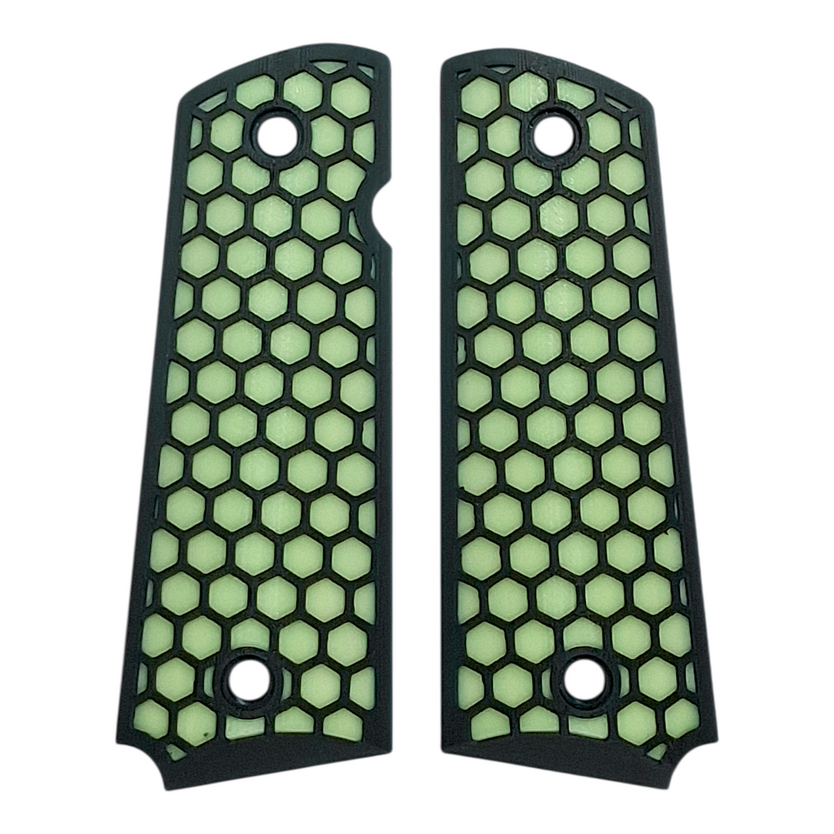 Glow in the Dark Honeycomb Printed 1911 Grips (Full Size)