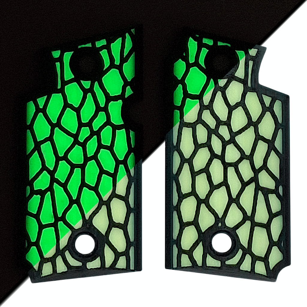 Glow in the Dark Reptile Printed Sig Sauer P938 Grips