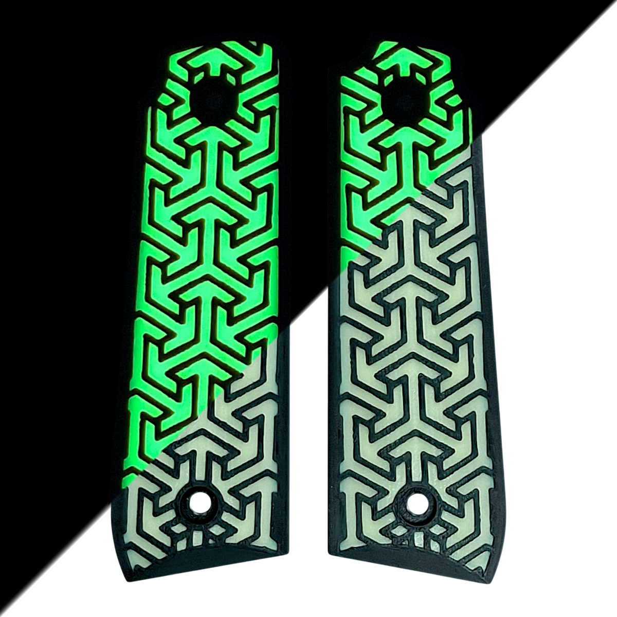 Glow in the Dark Tritessel Printed Ruger Mark IV 22/45 Grips