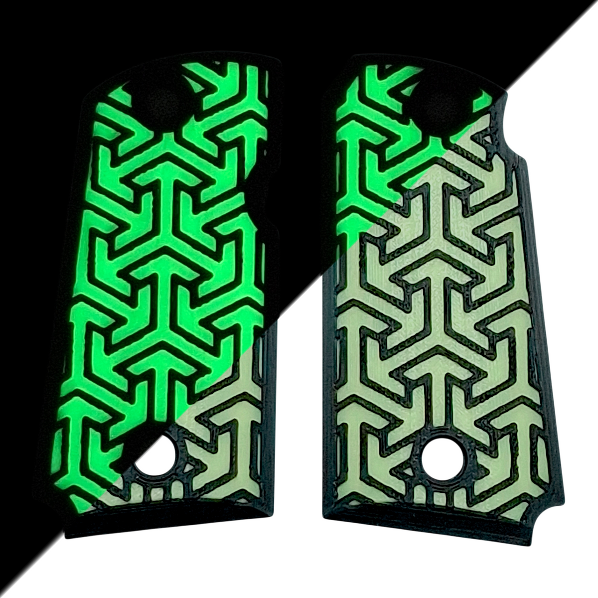 Glow in the Dark Tritessel Printed Kimber Micro 9 Grips