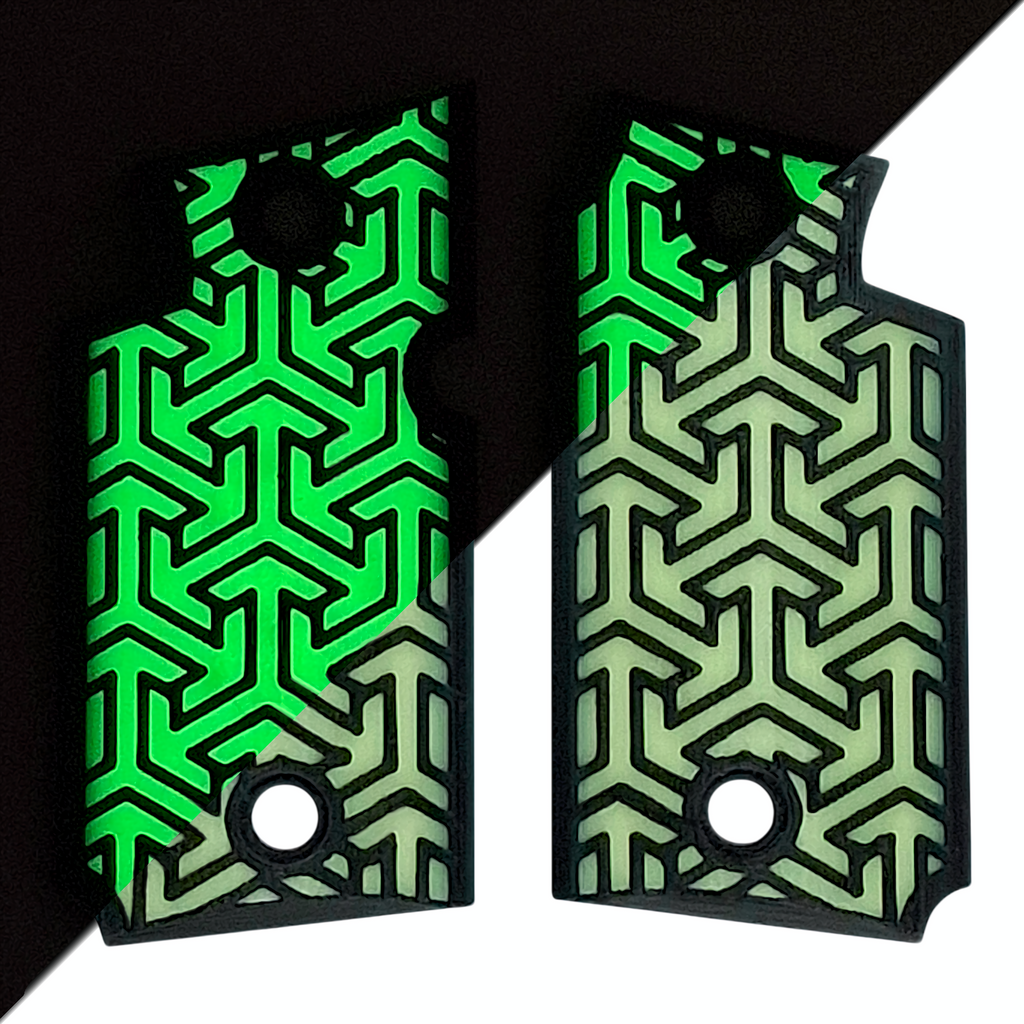 Glow in the Dark Tritessel Printed Sig Sauer P938 Grips