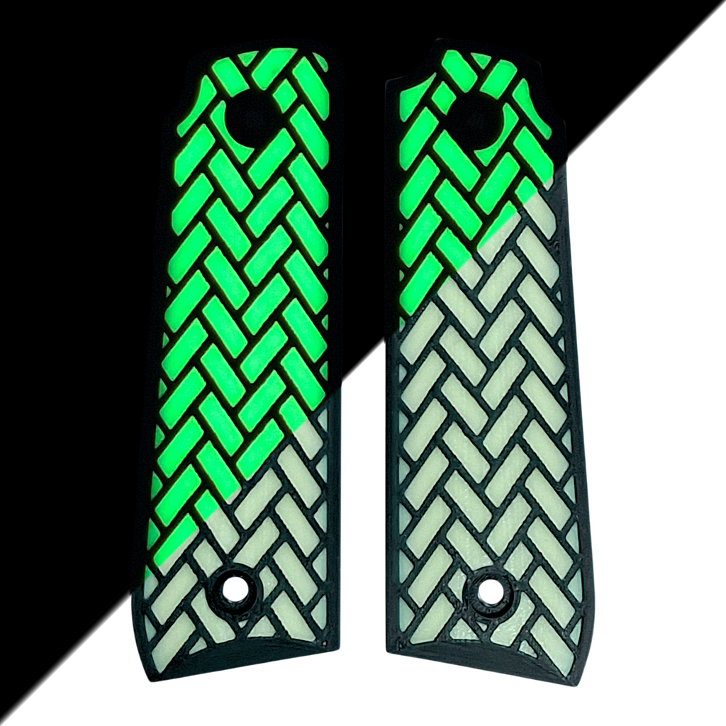 Glow in the Dark Weave Printed Ruger Mark IV 22/45 Grips