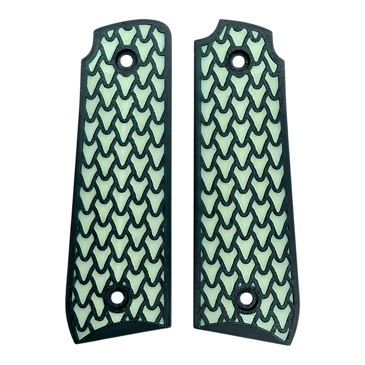 Glow in the Dark Dragon Scale Printed Ruger Mark IV 22/45 Grips