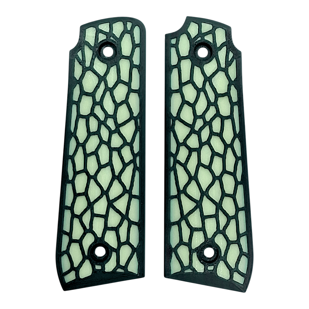 Glow in the Dark Reptile Printed Ruger Mark IV 22/45 Grips