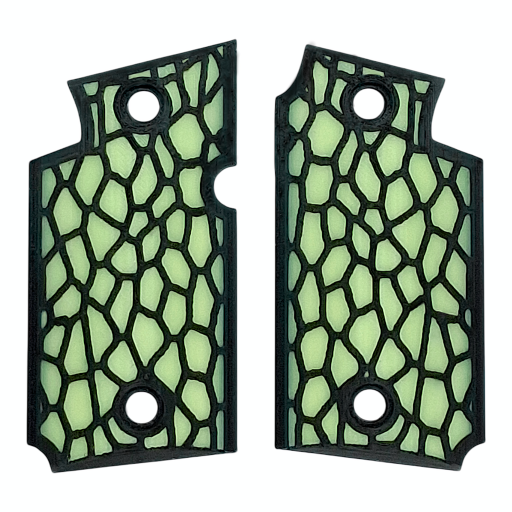 Glow in the Dark Reptile Printed Sig Sauer P938 Grips