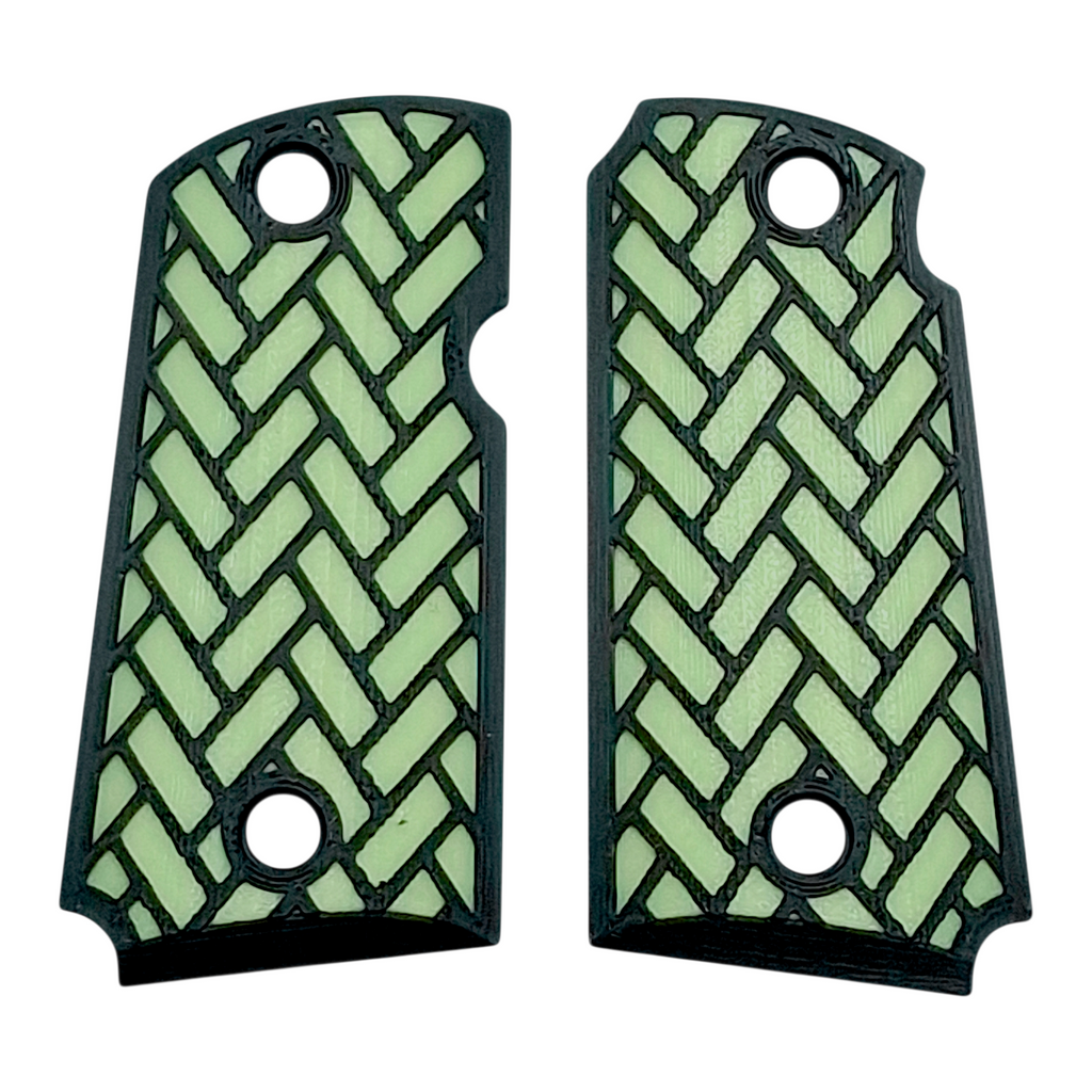 Glow in the Dark Weave Printed Kimber Micro 9 Grips