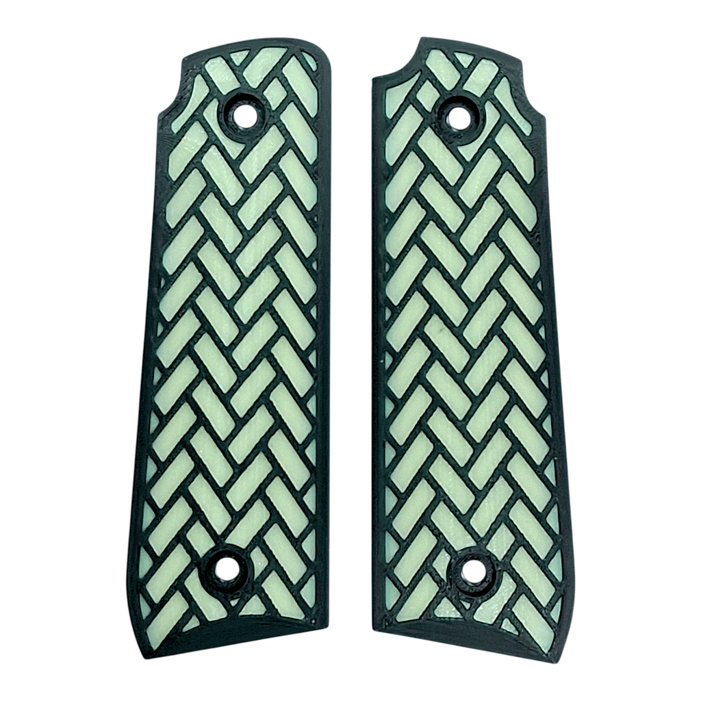 Glow in the Dark Weave Printed Ruger Mark IV 22/45 Grips