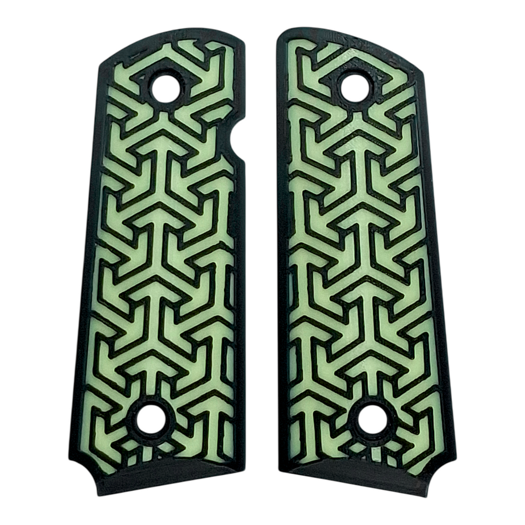 Glow in the Dark Tritessel Printed 1911 Grips (Compact)