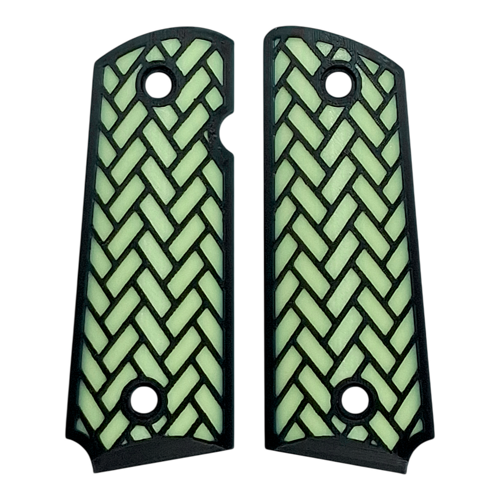 Glow in the Dark Weave Printed 1911 Grips (Compact)