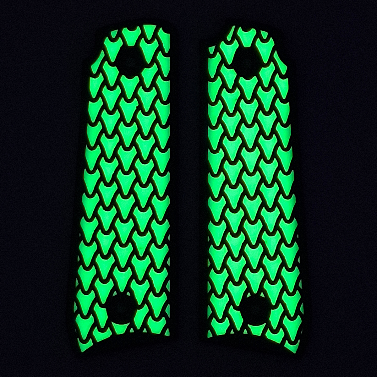 Glow in the Dark Dragon Scale Printed Ruger Mark IV 22/45 Grips