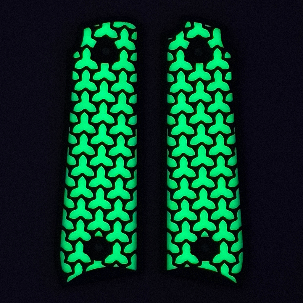 Glow in the Dark Fusion Printed Ruger Mark IV 22/45 Grips